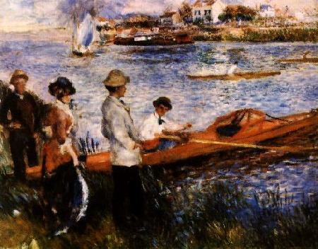 Pierre Renoir Oarsmen at Chatou